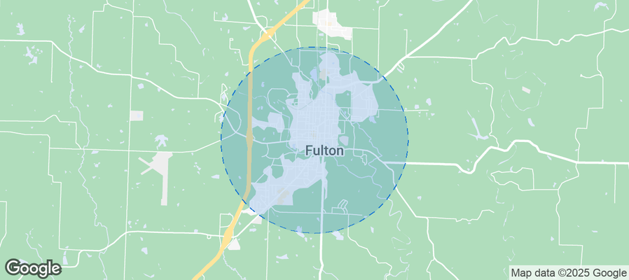 Fulton Airbnb map